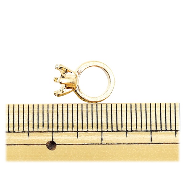 手芸金具 『チャームパーツ リング ゴールド 271/0328』 ビーズ,ビーズ