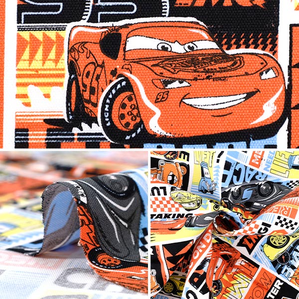 数量5から】 生地 『オックス カーズ レーサー マルチ GR-1157-1A