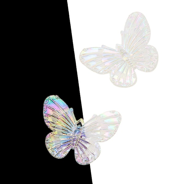 レジン材料 『ビジュクレール 貼り付けパーツ2個入り 31×41mm