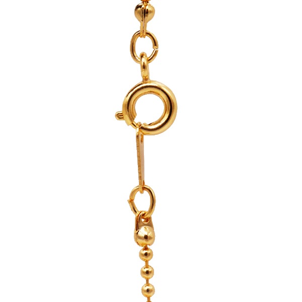 手芸金具 『チェーンネックレス ゴールド 45cm 1.5BC-18』 ビーズ