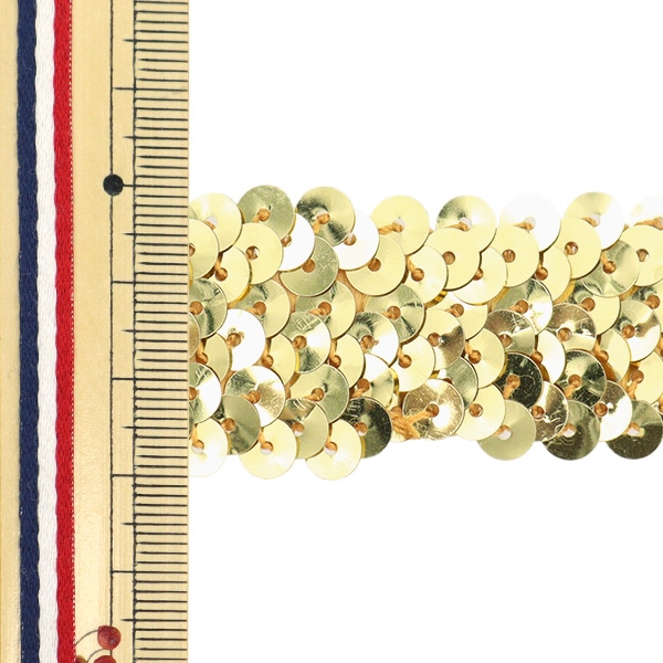 数量5から】 手芸ブレード 『ラメブレード ゴールド 9108-GL』 服飾