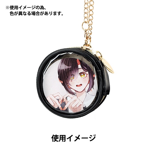 バッグ 『ラウンドクリアポーチ ブラック RM-8352』 生活雑貨,バッグ
