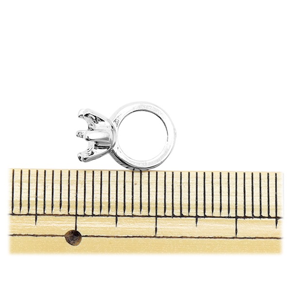 手芸金具 『チャームパーツ リング シルバー 271/0327』 ビーズ,ビーズ