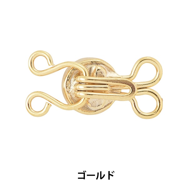 手芸金具 『ホック 中 G 10個入り 1042-02』 LEATHER CRAFT クラフト社