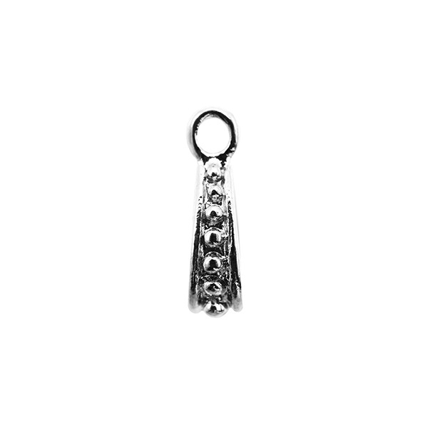 手芸金具 『バチカン デザイン シルバー 10×4mm 271/0130S』 ビーズ