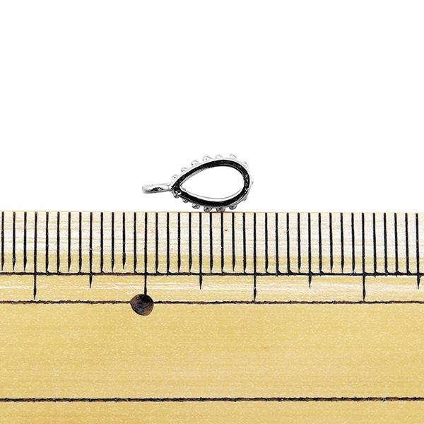 手芸金具 『バチカン デザイン シルバー 10×4mm 271/0130S』 ビーズ