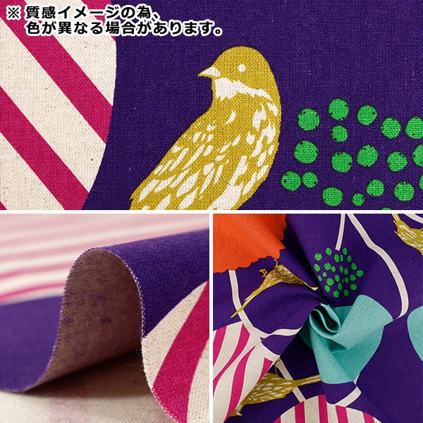 数量5から】 生地 『echino (エチノ) 綿麻キャンバス pepe グリーン