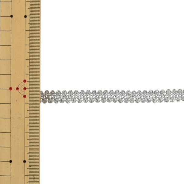 数量5から】 手芸ブレード 『ブレード シルバー 549』 服飾