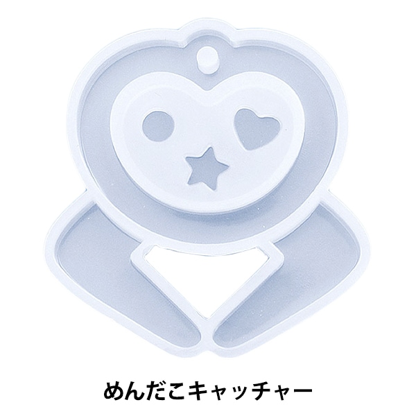 レジンモールド 『シリコンモチーフ めんだこ ロゼット YZK-28