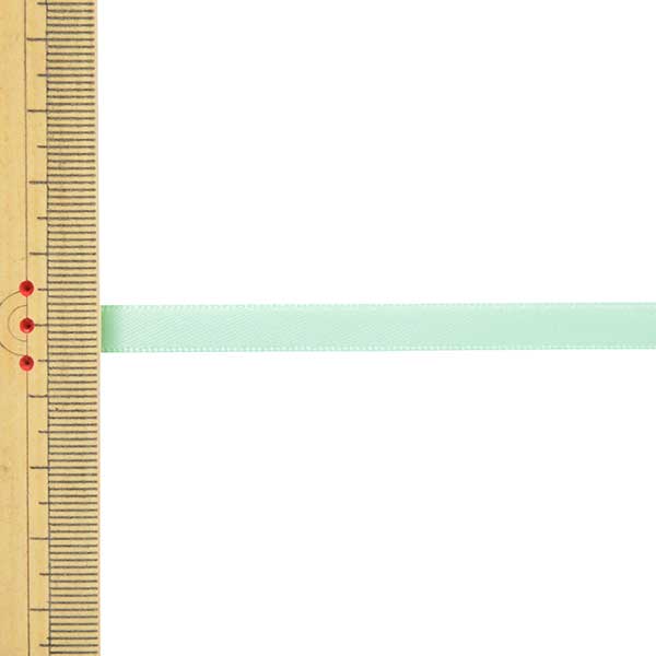 リボン 『1反売り 両面サテンリボン 幅約6mm×約10m巻 ミント』 服飾