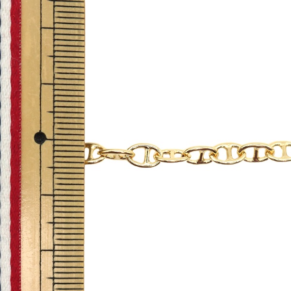 数量5から】 アクセサリー金具 『デザインチェーン T1016 ゴールド