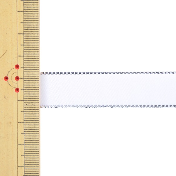リボン 『メタリックエッジサテンリボン 58802 1.6cm幅×5m 一反売り 29