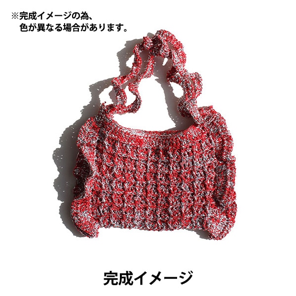 編み物キット 『ワッフルフリルバッグキット 13番色 40618303-13