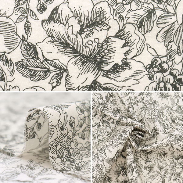 数量5から 生地 60ローン 単色線描き花柄 ナチュラル ブラウン Yuz 785 5 Yuwa 有輪商店 ユザワヤ限定商品 生地 種類から探す ローン ホビー材料の通販 ユザワヤ公式ネットショップ