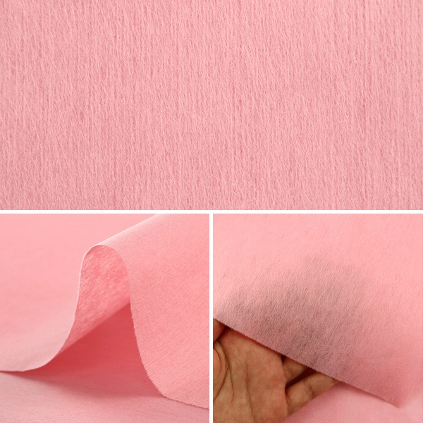 クラフト・布製品 yayoi 数量5から】 芯地 『不織布 クラフト35N カラー芯地 ピンク』 芯