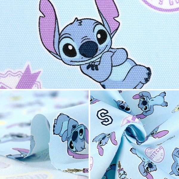 数量5から】 生地 『オックス スティッチ ステッカー サックス GR-1159