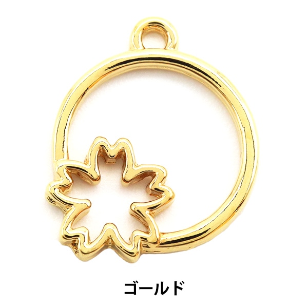手芸金具 『チャーム タツノオトシゴ ゴールド 2個入り No.437