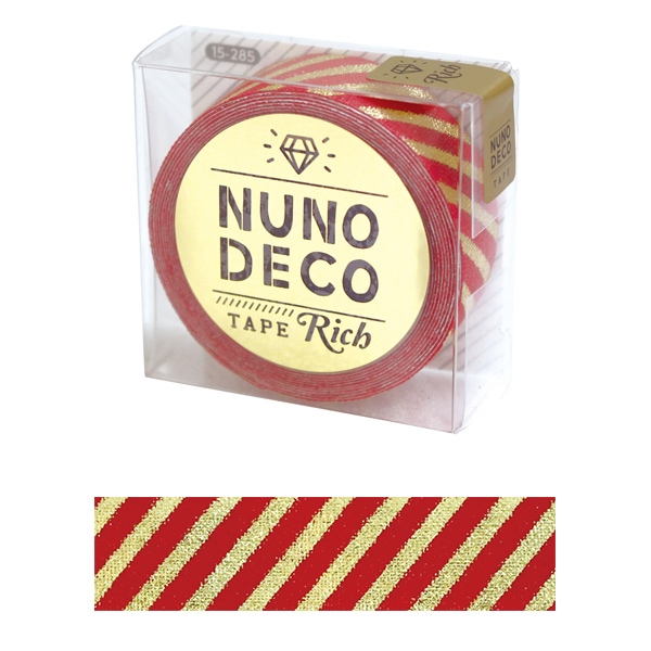 ��̾����٥륷���� ��NUNO DECO TAPE (�̥Υǥ��ơ���) ��å����ȥ饤�� ��å� 15-285�� KAWAGUCHI ���殺�� �ϸ�
