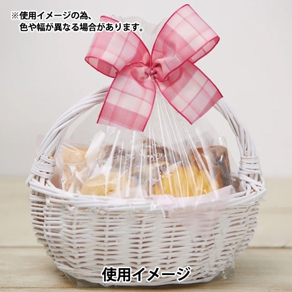 数量5から】 リボン 『SUノベルチェック 幅約38mm 8番色 46007』 TOKYO