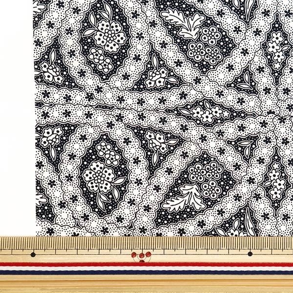 輸入リバティ エンドレス・ソングW ハンドメイド ハンカチ 辰年