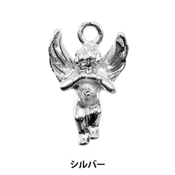 手芸金具 『チャームパーツ 天使 ゴールド 271/0329』 ビーズ,ビーズ