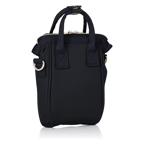 バッグ 『アネロ クロスボトル 口金2WAYナノショルダーバッグ ネイビー