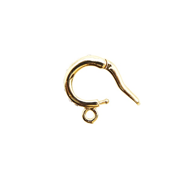 手芸金具 『クリッカー 石付き ゴールド 271/0178』 ビーズ,ビーズ金具