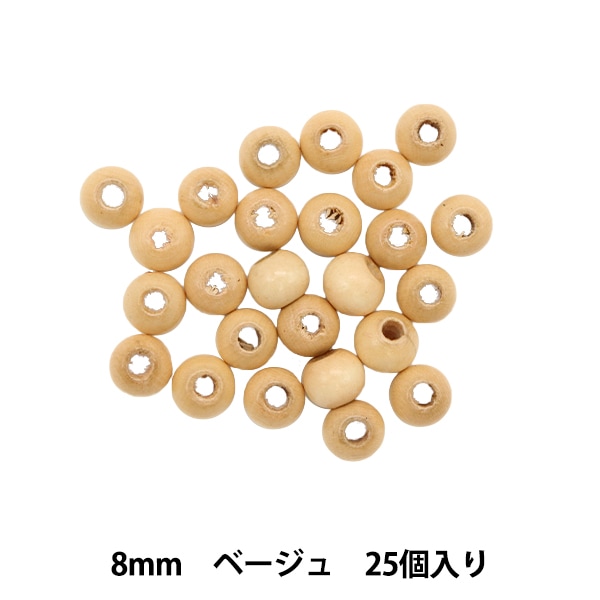 ビーズ『ウッドビーズ NR8-6』TOHOBEADSトーホービーズ ビーズ,ウッド