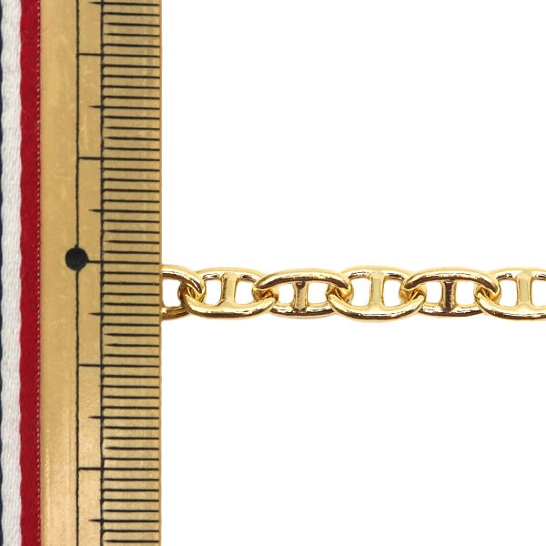 数量5から】 アクセサリー金具 『デザインチェーン T1017 ゴールド