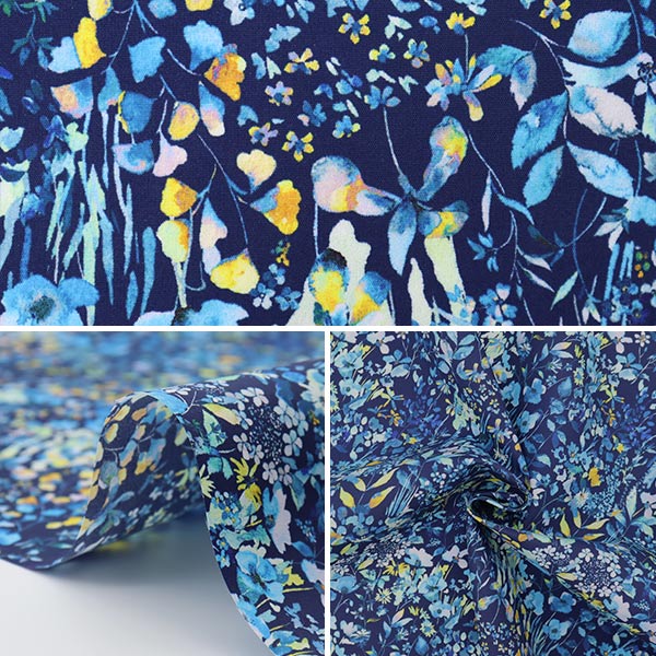 数量5から】 生地 『LIBERTY リバティプリント ナイロンタスランタフタ