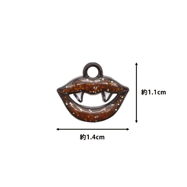 No.2787 ハロウィン　ジャンピングねこのチャーム チャーム ハロウィンカボチャ オレンジ/G – 貴和製作所