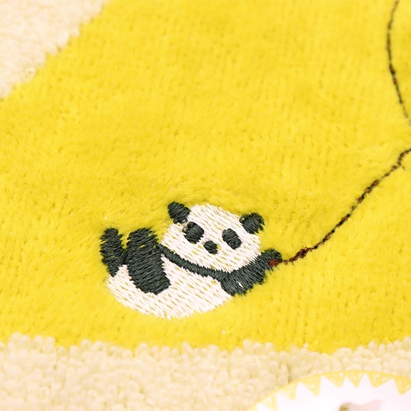 タオル 『ハンドタオル トーキーアニマル パンダ イエロー