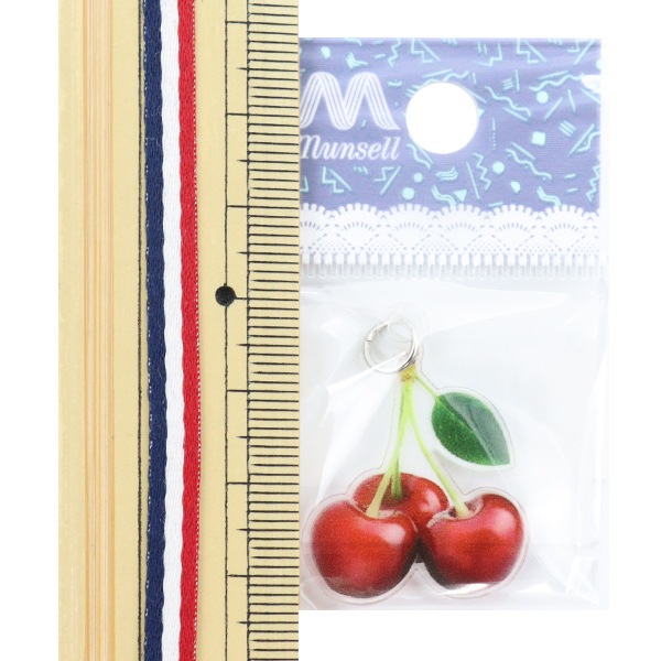 アクリルチャーム 『プリントクリアチャーム サクランボ SAC-1317