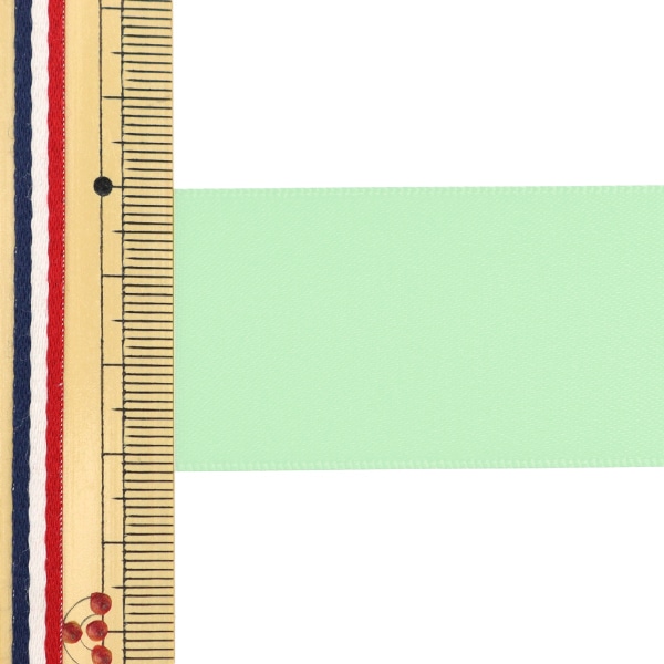 リボン 『ポリエステル両面サテンリボン ミント 32mm×3m』 服飾,リボン