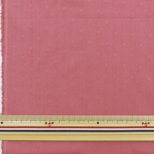 数量5から】 生地 『60カットボイル(ドット小) ダークピンク IA