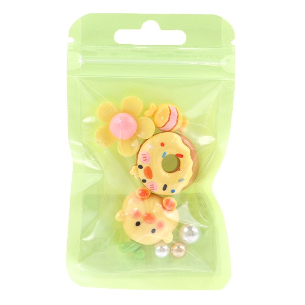 手芸パーツ 『デコパーツミックス アニマル イエロー DW-14』 KIYOHARA