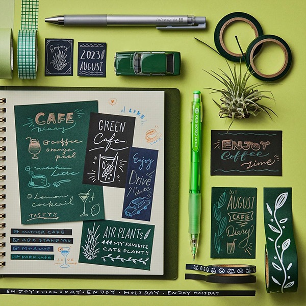 文具 『クルールフォンセ ロール付箋 25mm幅 リラクシングネイビー