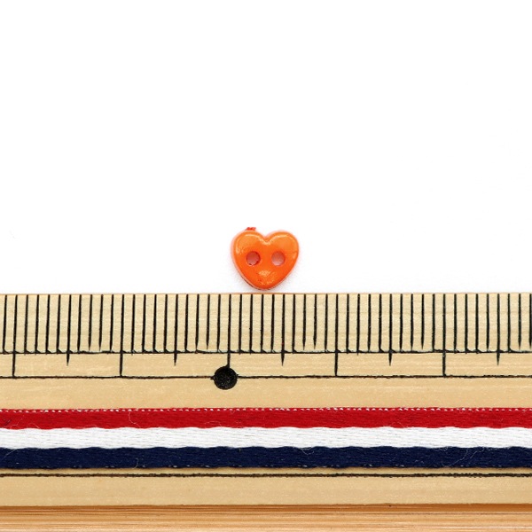 ボタン 『プラボタンミックス ハート 約6.2mm 60個入り PH60』 服飾