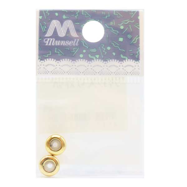 金具 『シリコン入ストッパー ゴールド 2個入り』 ビーズ,ビーズ金具