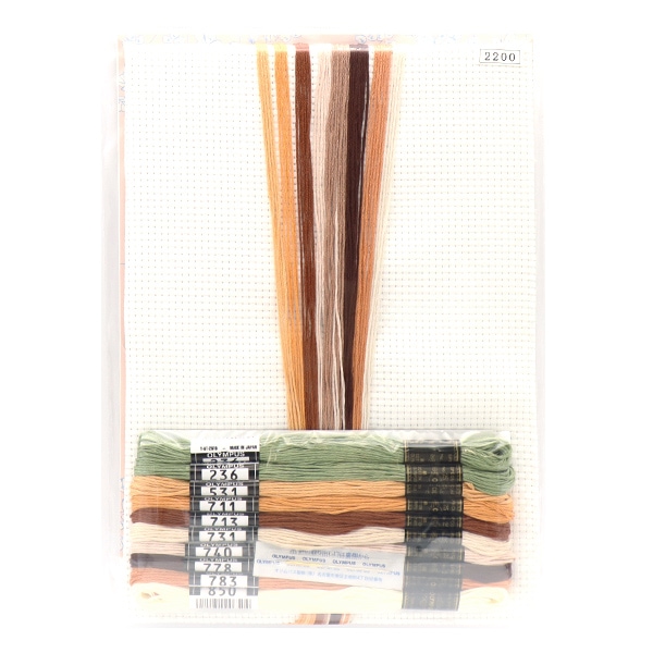 刺しゅうキット 『クロスステッチキット かわいいアニマル アメリカン