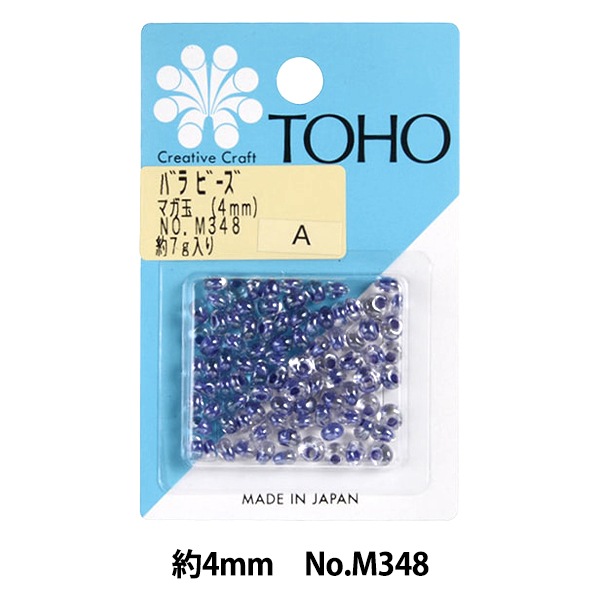 ピース様おまとめ買い用 ビーズ 『バラビーズ マガ玉 約4mm No.M348』 TOHO BEADS トーホー