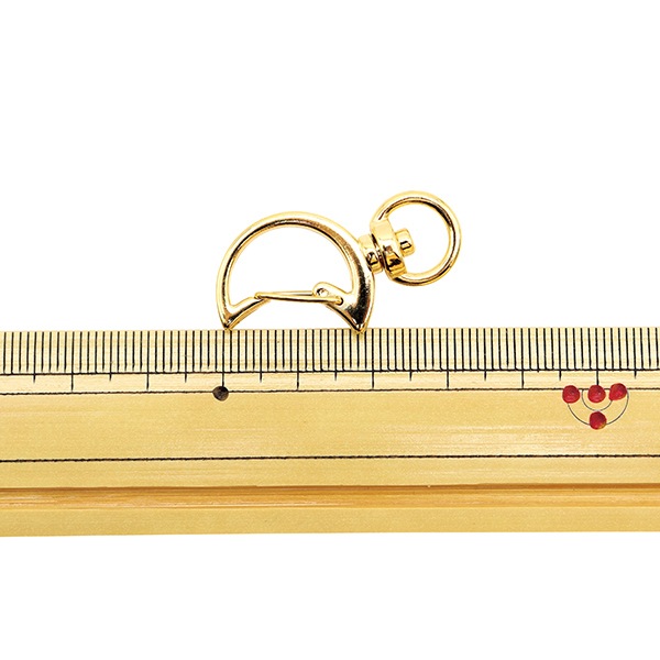 手芸金具 『キーホルダー 月 ゴールド 271/0324』 ビーズ,ビーズ金具