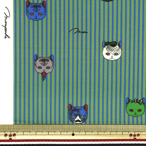 数量5から】 生地 『インクジェットプリント モンポッシュ おしゃれ