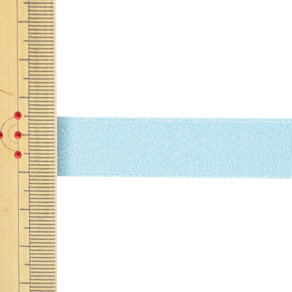 リボン 『1反売り サテンパールリボン 幅約1.6cm×約3m巻 322番色 水色