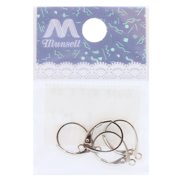 ピアス金具 『フレンチドロップ ピアス シルバー 2ペア』 ビーズ