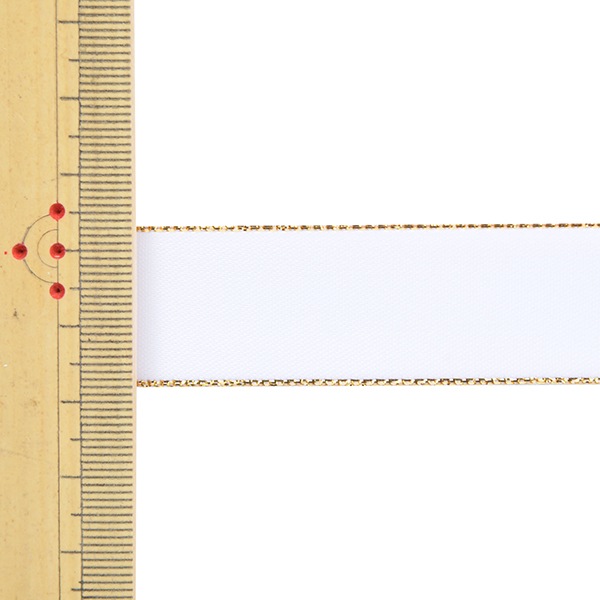 リボン 『メタリックエッジサテンリボン 58801 2.2cm幅×3m 一反売り 29