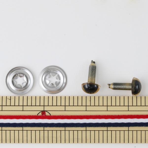 手芸 目 パーツ 『あみぐるみEYE クリスタルアイ 9mm ゴールド