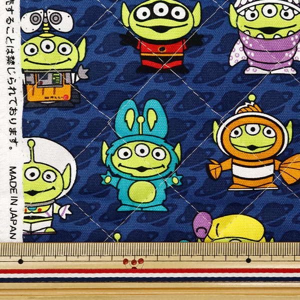 数量5から】 生地 『オックスキルト トイ・ストーリー エイリアン GRQ