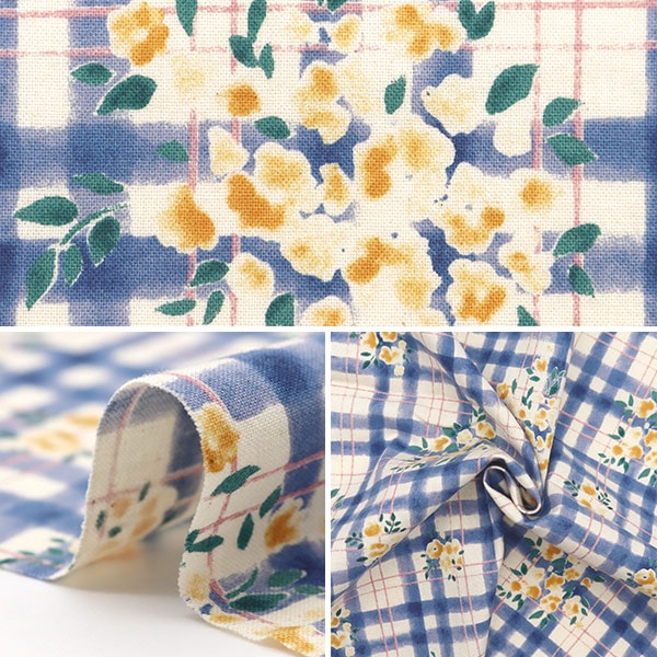 数量5から】 生地 『NOVA シーチングエンジェルソフト加工 水彩