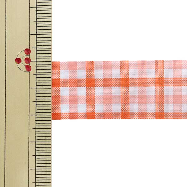 リボンご確認ページ 数量5から】 リボン 『キャンディチェック 1445 幅約2.2cm 53番